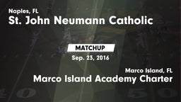 Matchup: St. John Neumann vs. Marco Island Academy Charter  2016