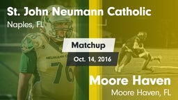 Matchup: St. John Neumann vs. Moore Haven  2016