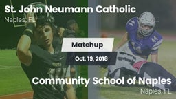 Matchup: St. John Neumann vs. Community School of Naples 2018