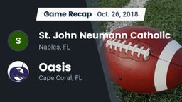 Recap: St. John Neumann Catholic  vs. Oasis  2018