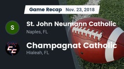 Recap: St. John Neumann Catholic  vs. Champagnat Catholic  2018