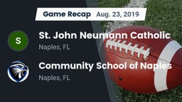 Recap: St. John Neumann Catholic  vs. Community School of Naples 2019