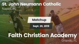 Matchup: St. John Neumann vs. Faith Christian Academy 2019