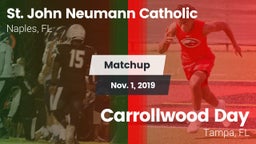Matchup: St. John Neumann vs. Carrollwood Day  2019