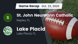 Recap: St. John Neumann Catholic  vs. Lake Placid  2020