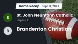 Recap: St. John Neumann Catholic  vs. Brandenton Christian 2021
