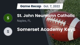 Recap: St. John Neumann Catholic  vs. Somerset Academy Keys 2022