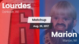 Matchup: Lourdes  vs. Marion  2017