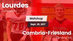 Matchup: Lourdes  vs. Cambria-Friesland  2017