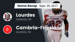 Recap: Lourdes  vs. Cambria-Friesland  2017