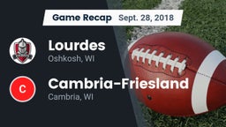 Recap: Lourdes  vs. Cambria-Friesland  2018