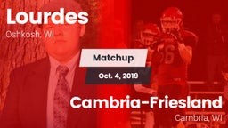 Matchup: Lourdes  vs. Cambria-Friesland  2019