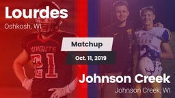 Matchup: Lourdes  vs. Johnson Creek  2019