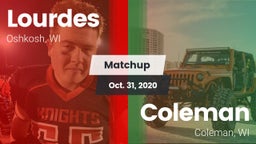Matchup: Lourdes  vs. Coleman  2020