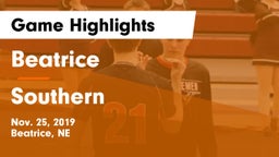 Beatrice  vs Southern  Game Highlights - Nov. 25, 2019