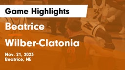 Beatrice  vs Wilber-Clatonia  Game Highlights - Nov. 21, 2023