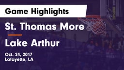 St. Thomas More  vs Lake Arthur  Game Highlights - Oct. 24, 2017
