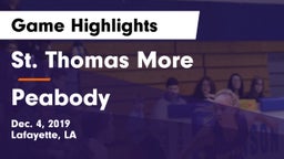 St. Thomas More  vs Peabody Game Highlights - Dec. 4, 2019