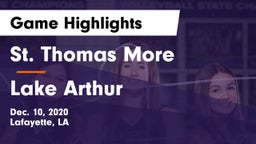 St. Thomas More  vs Lake Arthur Game Highlights - Dec. 10, 2020