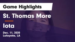 St. Thomas More  vs Iota Game Highlights - Dec. 11, 2020