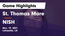 St. Thomas More  vs NISH Game Highlights - Nov. 19, 2021