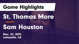 St. Thomas More  vs Sam Houston  Game Highlights - Nov. 22, 2023
