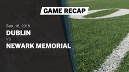 Recap: Dublin  vs. Newark Memorial  2015