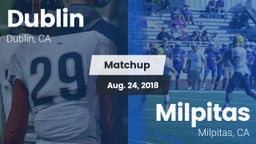 Matchup: Dublin  vs. Milpitas  2018