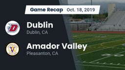 Recap: Dublin  vs. Amador Valley  2019