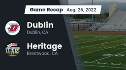 Recap: Dublin  vs. Heritage  2022