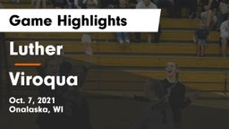 Luther  vs Viroqua  Game Highlights - Oct. 7, 2021