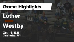 Luther  vs Westby  Game Highlights - Oct. 14, 2021
