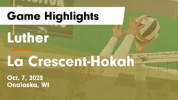 Luther  vs La Crescent-Hokah  Game Highlights - Oct. 7, 2023