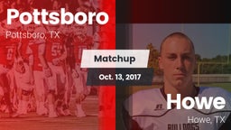Matchup: Pottsboro High vs. Howe  2017