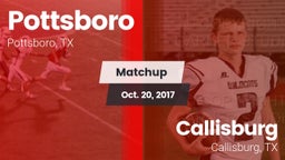 Matchup: Pottsboro High vs. Callisburg  2017