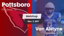 Matchup: Pottsboro High vs. Van Alstyne  2017