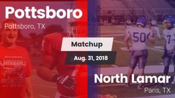 Matchup: Pottsboro High vs. North Lamar  2018