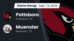 Recap: Pottsboro  vs. Muenster  2018