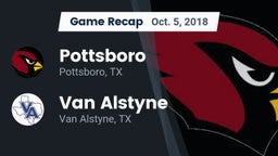 Recap: Pottsboro  vs. Van Alstyne  2018