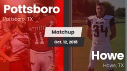 Matchup: Pottsboro High vs. Howe  2018