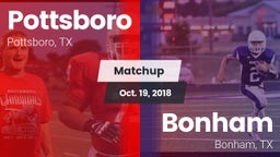 Matchup: Pottsboro High vs. Bonham  2018