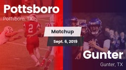 Matchup: Pottsboro High vs. Gunter  2019