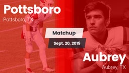 Matchup: Pottsboro High vs. Aubrey  2019