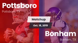 Matchup: Pottsboro High vs. Bonham  2019