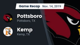 Recap: Pottsboro  vs. Kemp  2019