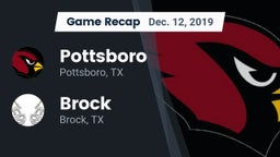 Recap: Pottsboro  vs. Brock  2019