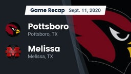 Recap: Pottsboro  vs. Melissa  2020