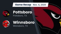 Recap: Pottsboro  vs. Winnsboro  2020
