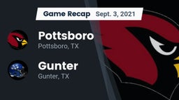 Recap: Pottsboro  vs. Gunter  2021