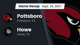 Recap: Pottsboro  vs. Howe  2021